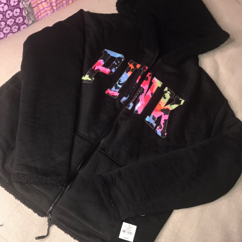 NEW Pink Victoria’s Secret zip up jacket
